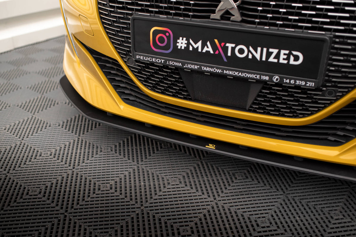 Street Pro Street+ Spoilerlippe Front Ansatz passend für Peugeot 208 GT Mk2 – Ansicht 3