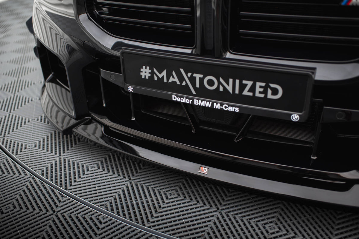 Street+ Spoilerlippe Front Ansatz V.5 passend für BMW M2 G87 schwarz Hochglanz – Ansicht 4