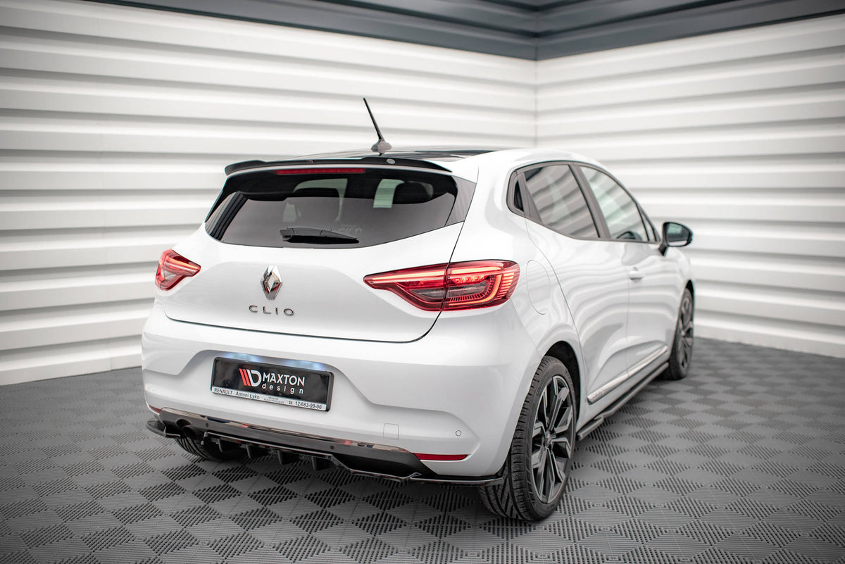 Street+ Mittlerer Diffusor RACE passend für Renault Clio Mk5 schwarz Hochglanz – Ansicht 1