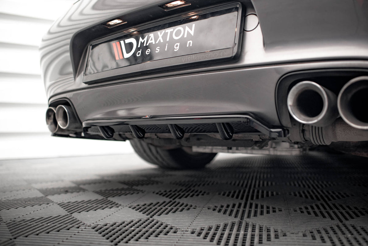 Street+ Mittlerer Diffusor RACE passend für Porsche 911 Carrera / Carrera GTS 997 Facelift schwarz Hochglanz – Ansicht 3