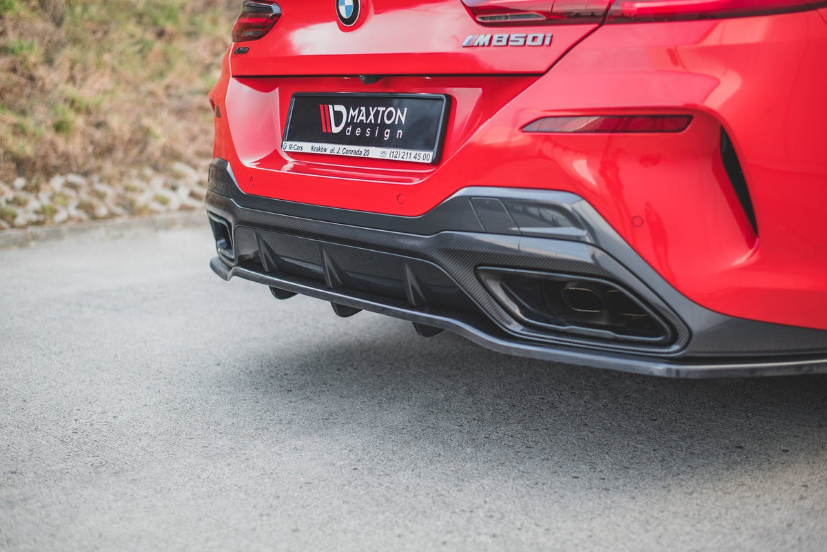 Street+ Mittlerer Diffusor RACE passend für BMW 8 Coupe M-Paket G15 schwarz Hochglanz – Ansicht 3