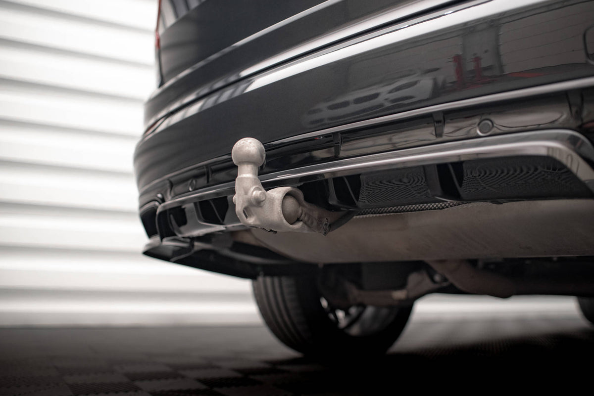 Street+ Mittlerer Diffusor RACE passend für Volvo XC90 R-Design Mk2 / Mk2 Facelift schwarz Hochglanz – Ansicht 1