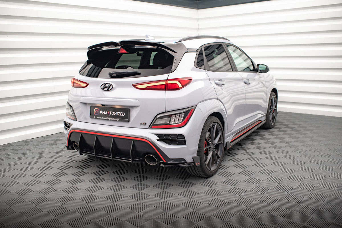 Heck Ansatz Flaps Diffusor V.1 + Flaps passend für Hyundai Kona N Mk1 – Ansicht 1