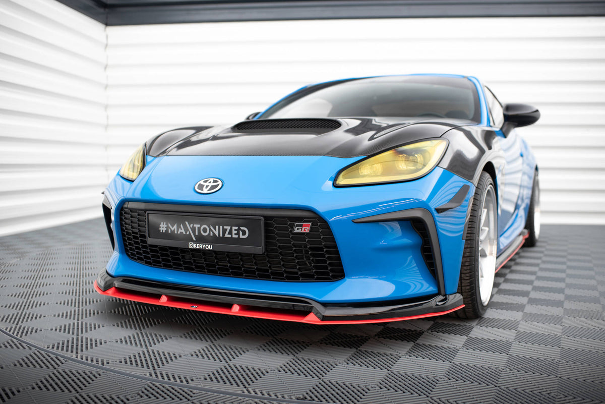 Street+ Spoilerlippe Front Ansatz V.2 passend für Toyota GR86 Mk1 – Ansicht 4