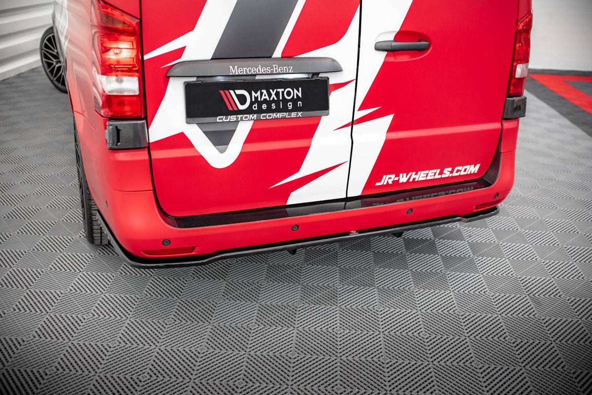 Street+ Mittlerer Diffusor RACE passend für Mercedes-Benz Vito Extra Long W447 schwarz Hochglanz – Ansicht 1