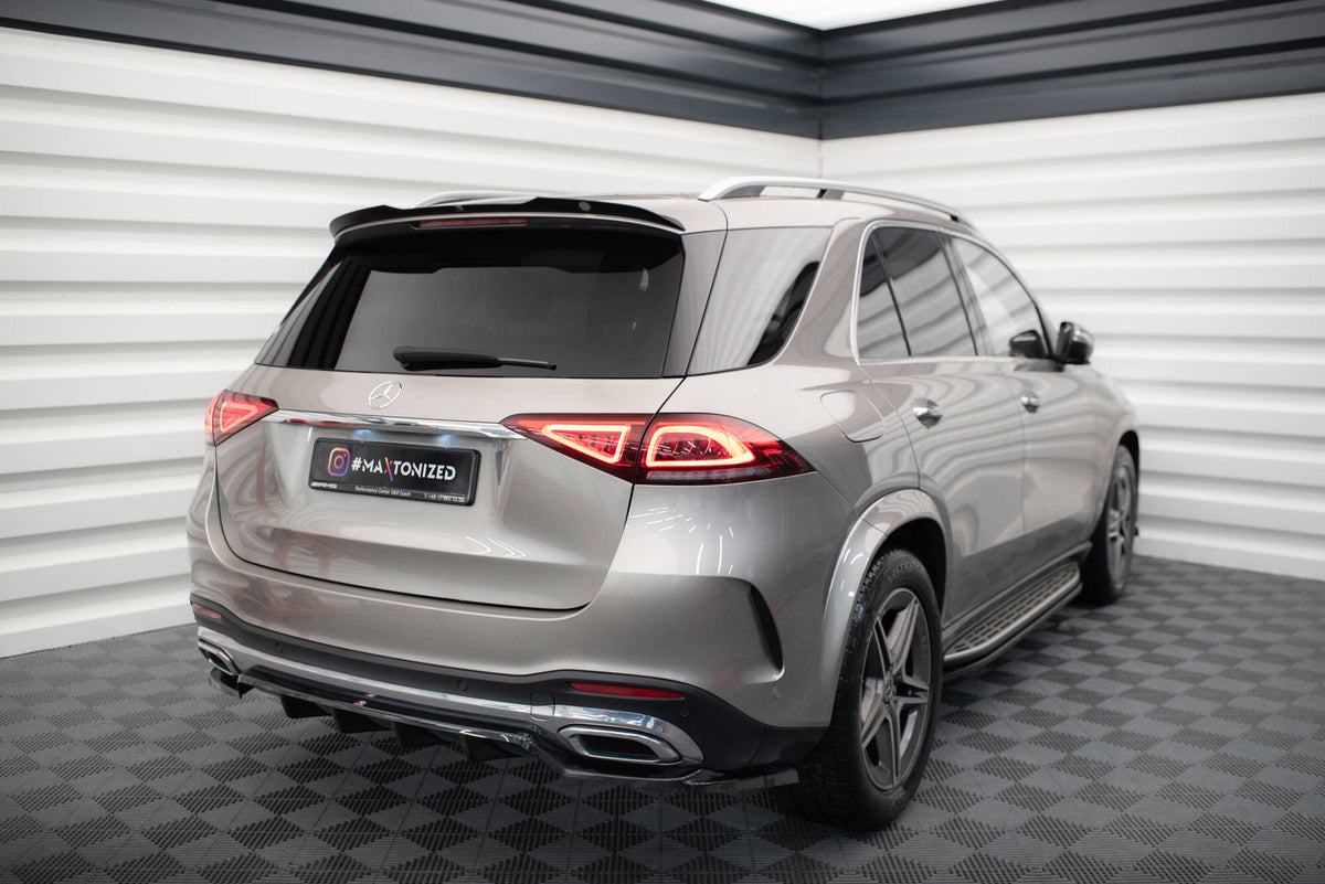 Heckspoiler Lippe Mercedes-Benz GLE SUV AMG-Line / AMG W167 / W167 Facelift schwarz Hochglanz – Ansicht 1