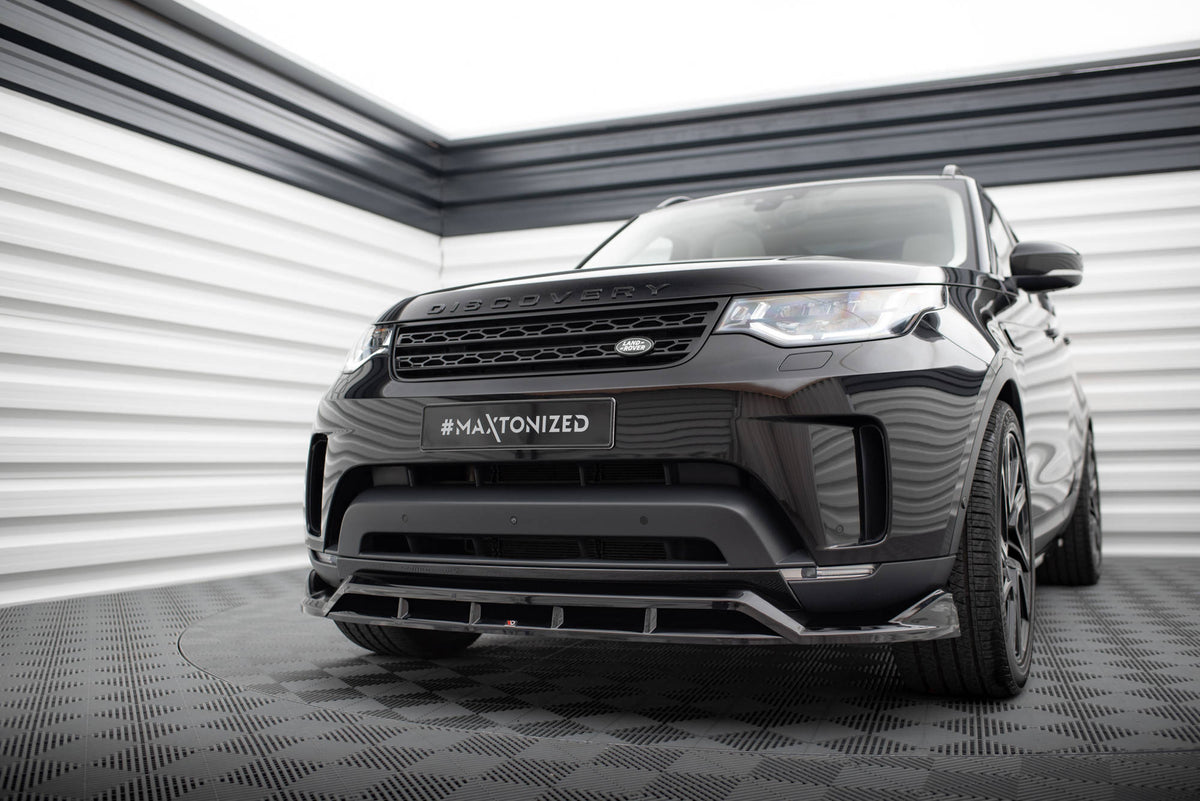 Street+ Spoilerlippe Front Ansatz passend für Land Rover Discovery HSE Mk5 schwarz Hochglanz – Ansicht 1