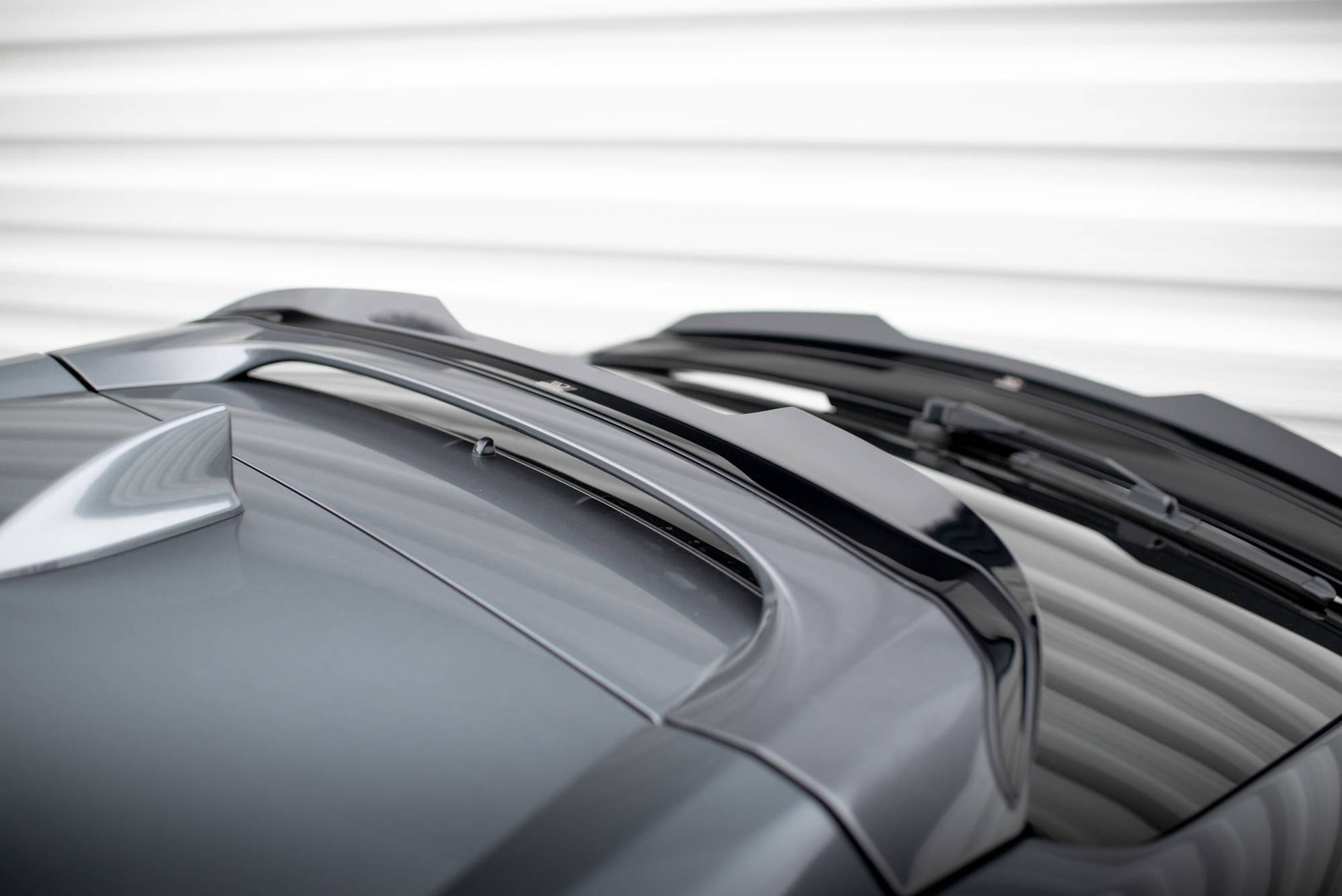 Höher Heckspoiler Lippe Honda Civic Sport Mk 10 schwarz Hochglanz – Ansicht 1