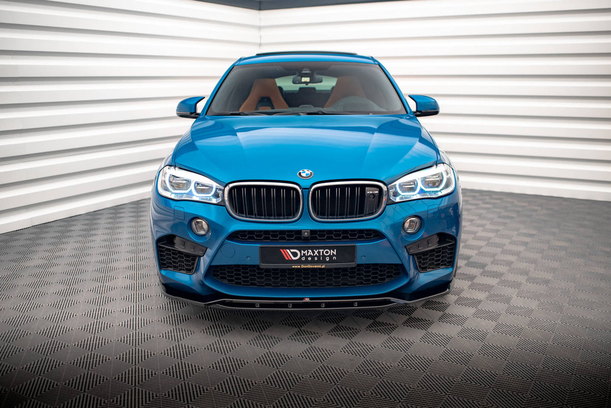 Street+ Spoilerlippe Front Ansatz V.2 passend für BMW X5 M F85 / X6 M F86 schwarz Hochglanz – Ansicht 5