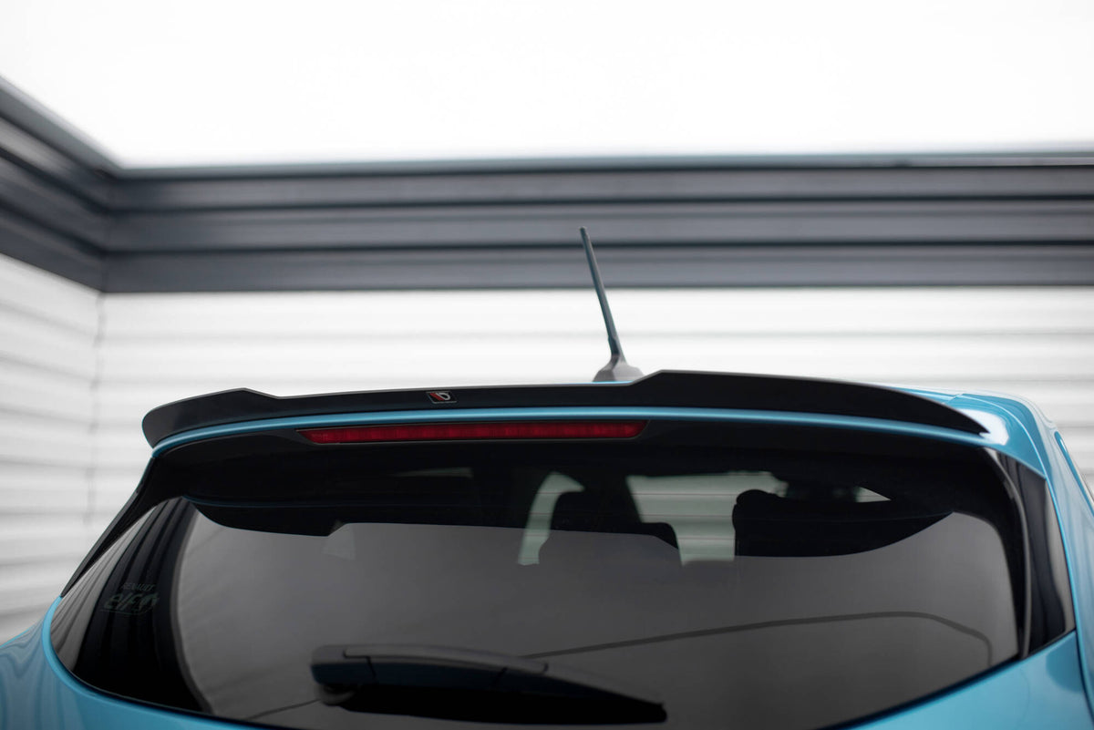 Heckspoiler Lippe Renault Clio Mk5 schwarz Hochglanz – Ansicht 8