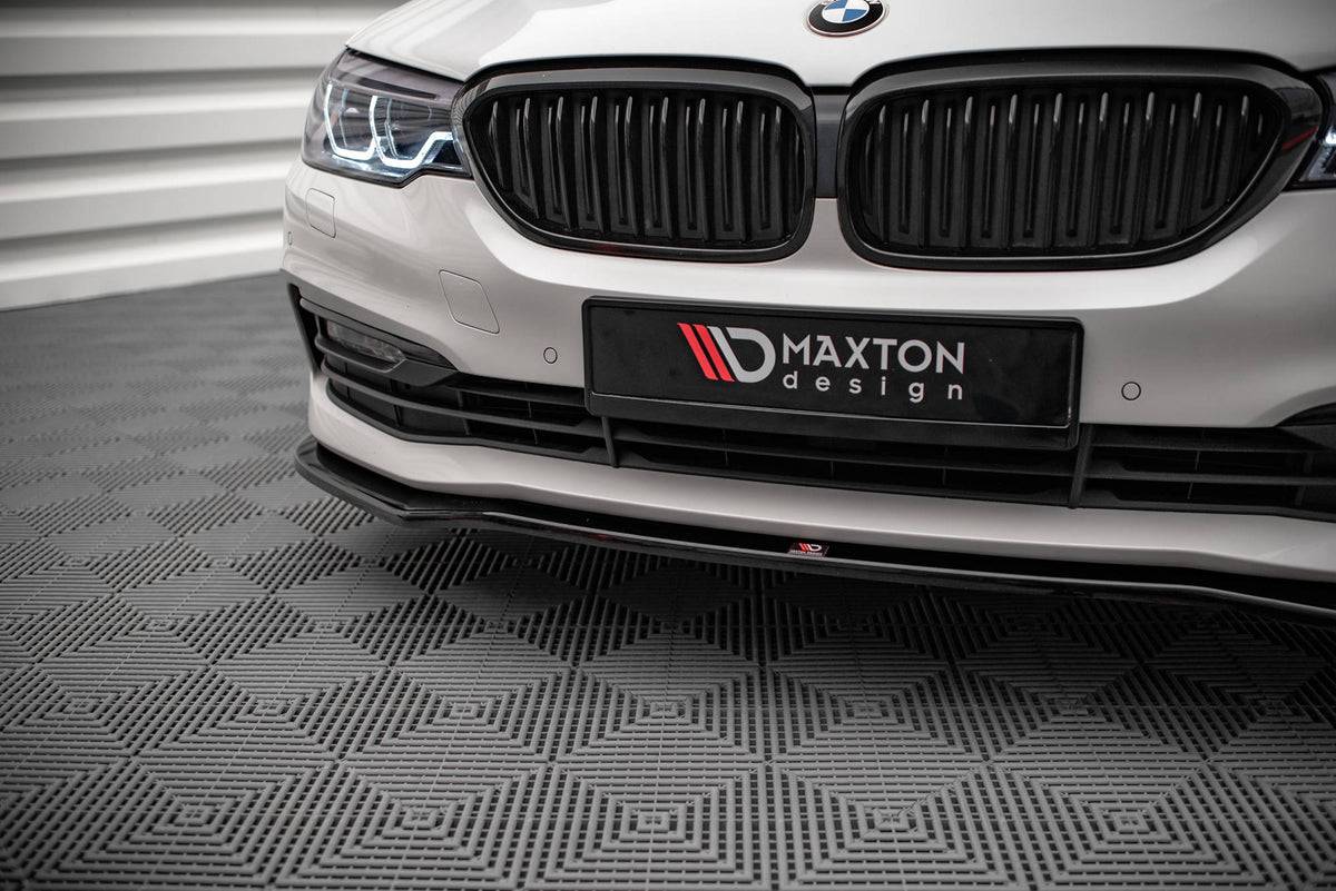 Street+ Spoilerlippe Front Ansatz V.1 passend für BMW 5er G30 / G31 schwarz Hochglanz – Ansicht 4