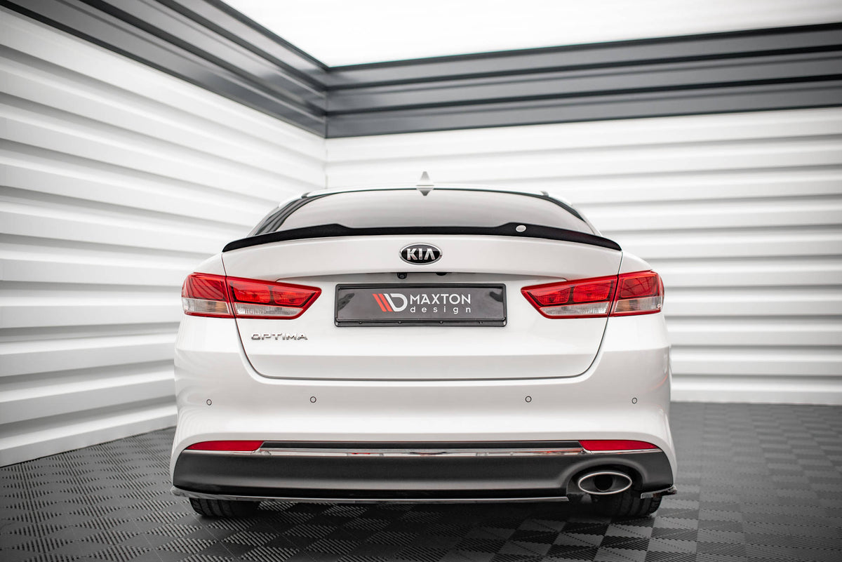Heckspoiler Lippe Kia Optima Mk4 schwarz Hochglanz – Ansicht 4