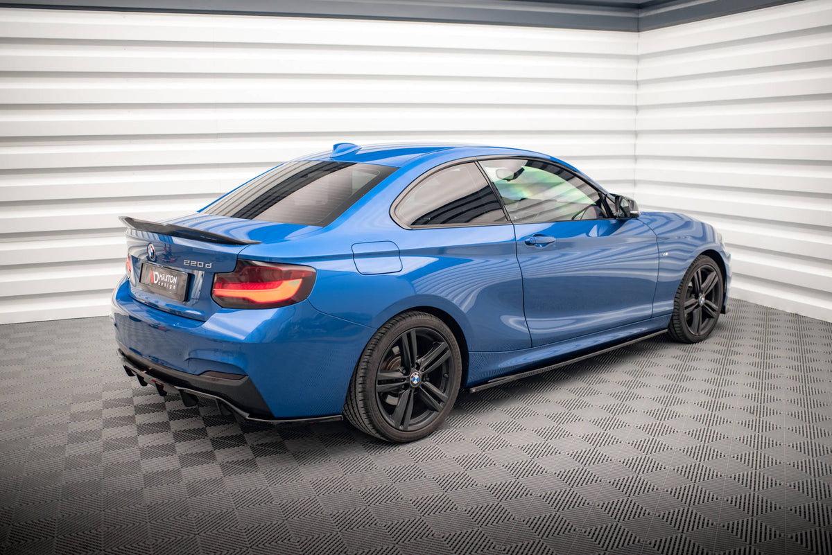 Street+ Seitenschweller Leisten passend für BMW 2 M-Paket F22 schwarz Hochglanz – Ansicht 3