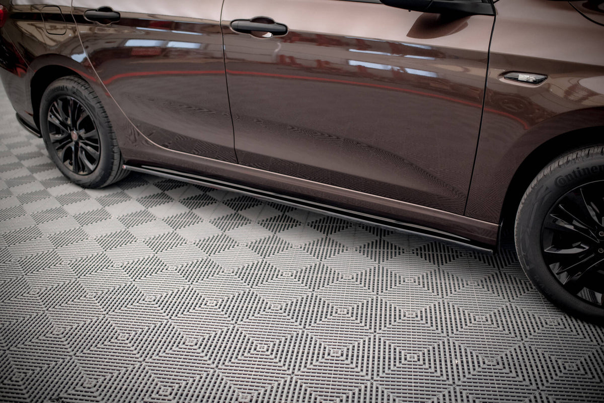 Street+ Seitenschweller Leisten passend für Fiat Tipo S-Design  schwarz Hochglanz – Ansicht 7