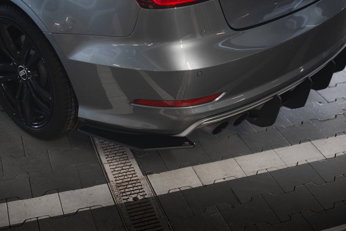 Street Pro Heck Ansatz Flaps Diffusor passend für Audi S3 Limousine 8V – Ansicht 1