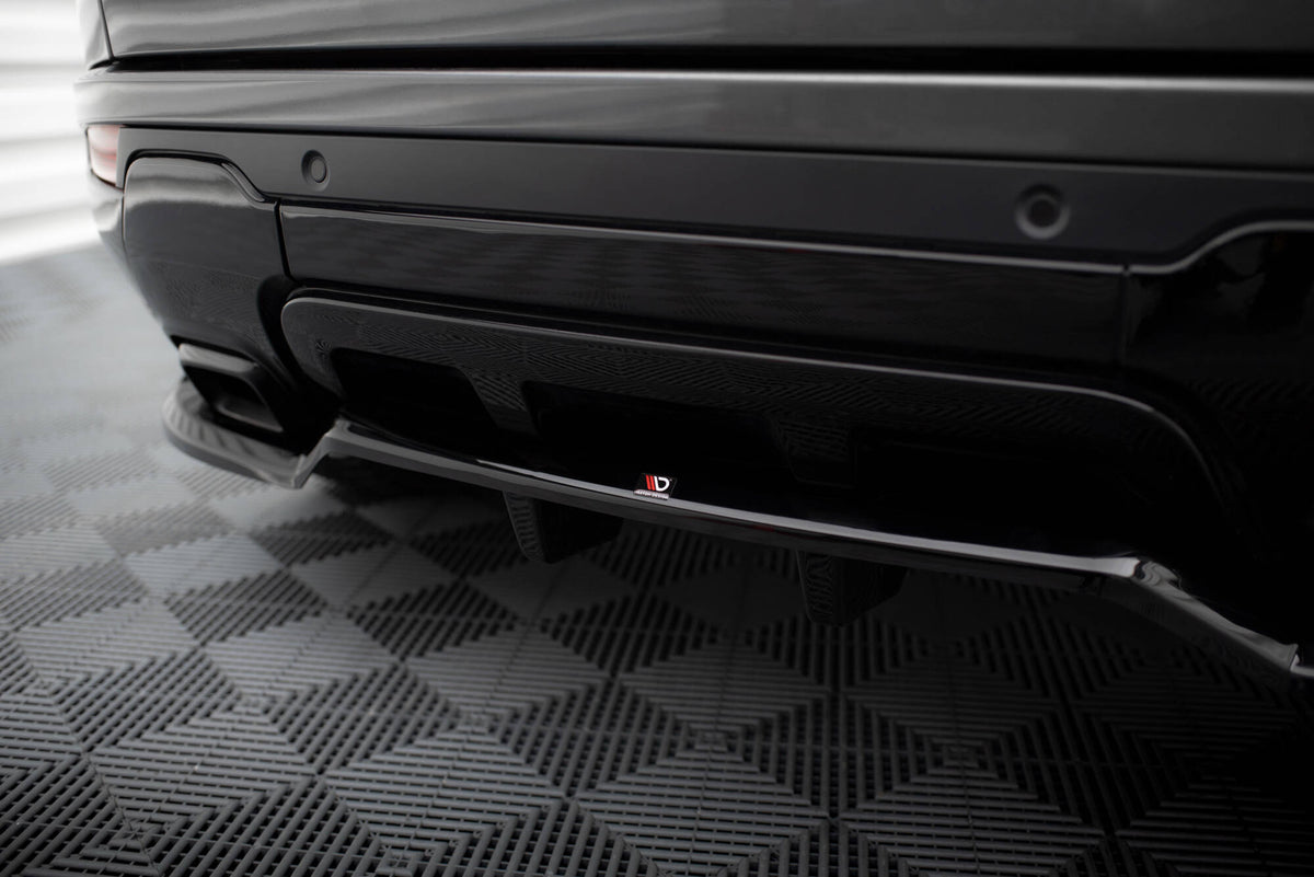 Street+ Mittlerer Diffusor RACE passend für Land Rover Range Rover Evoque HSE Dynamic Mk1 Facelift schwarz Hochglanz – Ansicht 4