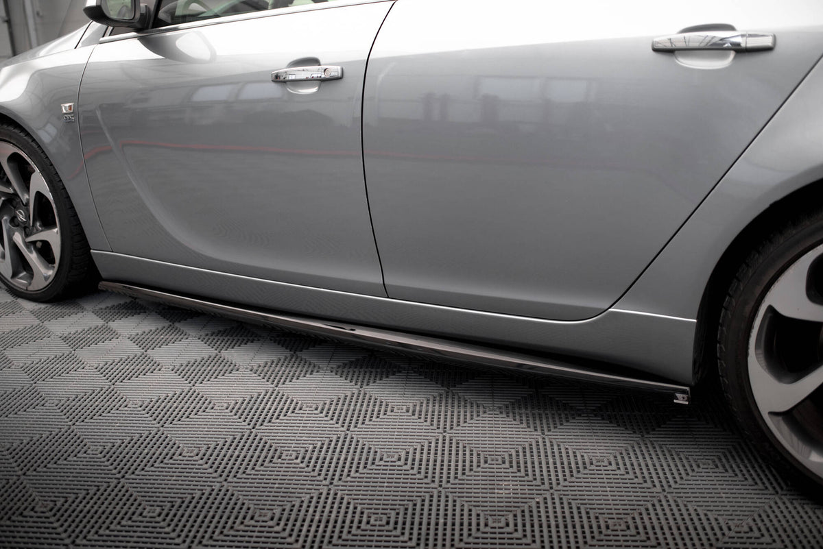 Street+ Seitenschweller Leisten passend für Opel Insignia OPC-Line Mk1 schwarz Hochglanz – Ansicht 3