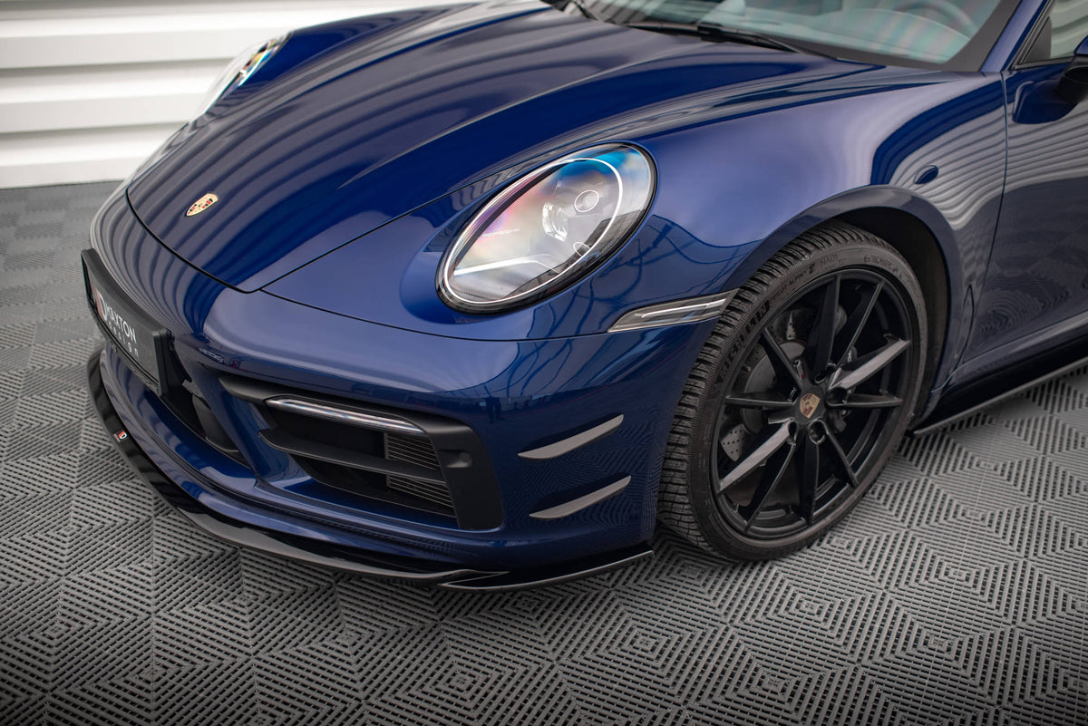 Stoßstangen Flaps Wings vorne Canards passend für Porsche 911 Carrera Aero 992 – Ansicht 3