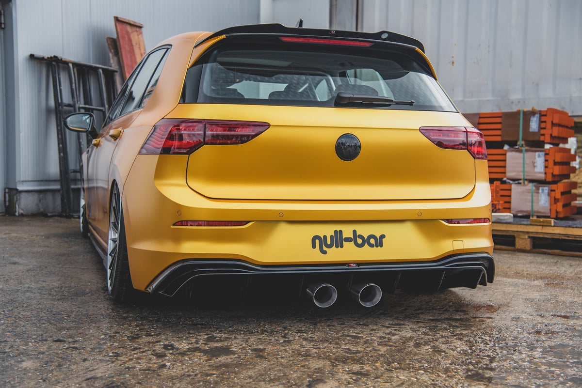 Diffusor Heck Ansatz passend für VW Golf Hatchback Mk8 / Mk8 Facelift (R32 Look) – Ansicht 6