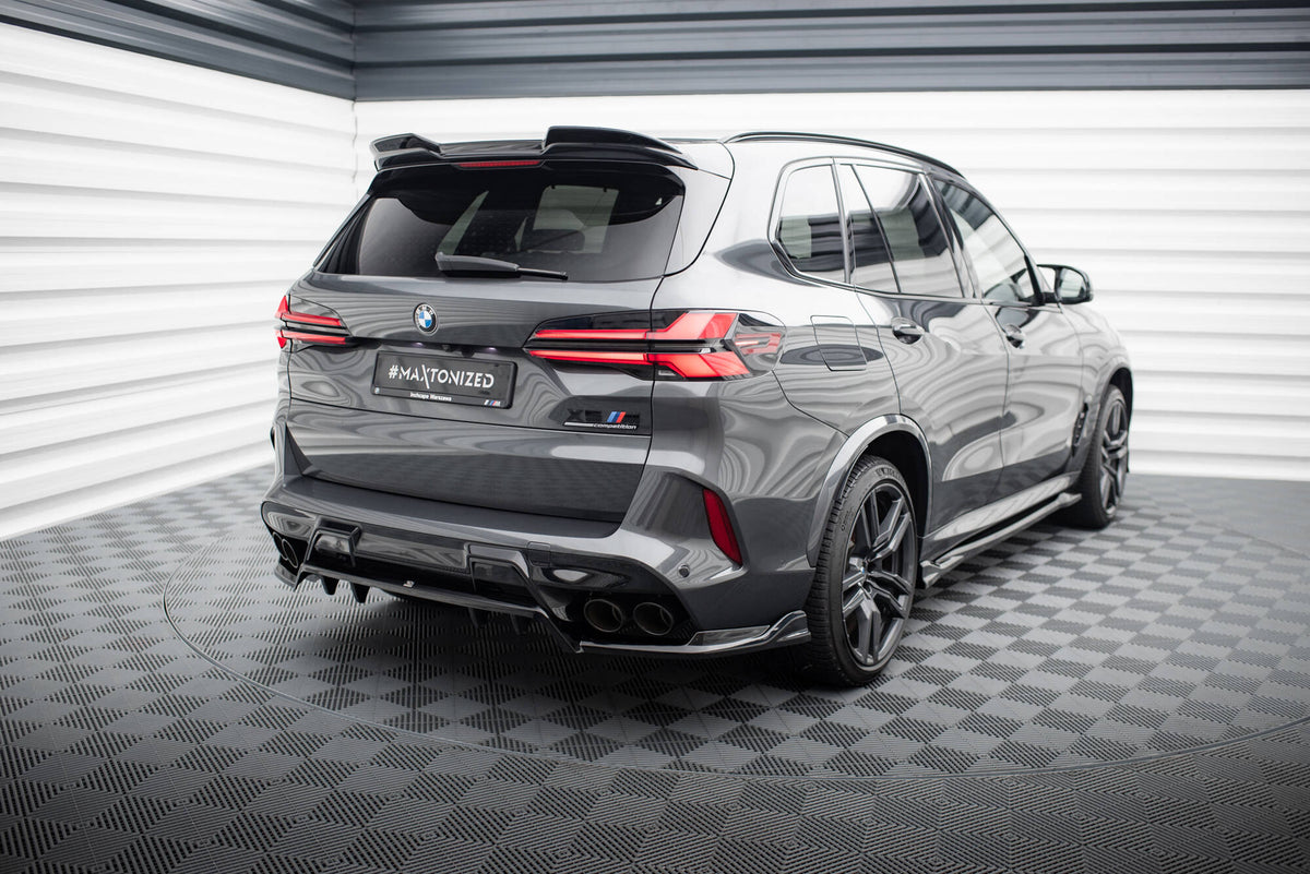 Street+ Mittlerer Diffusor RACE passend für BMW X5 M F95 / F95 Facelift  schwarz Hochglanz – Ansicht 1