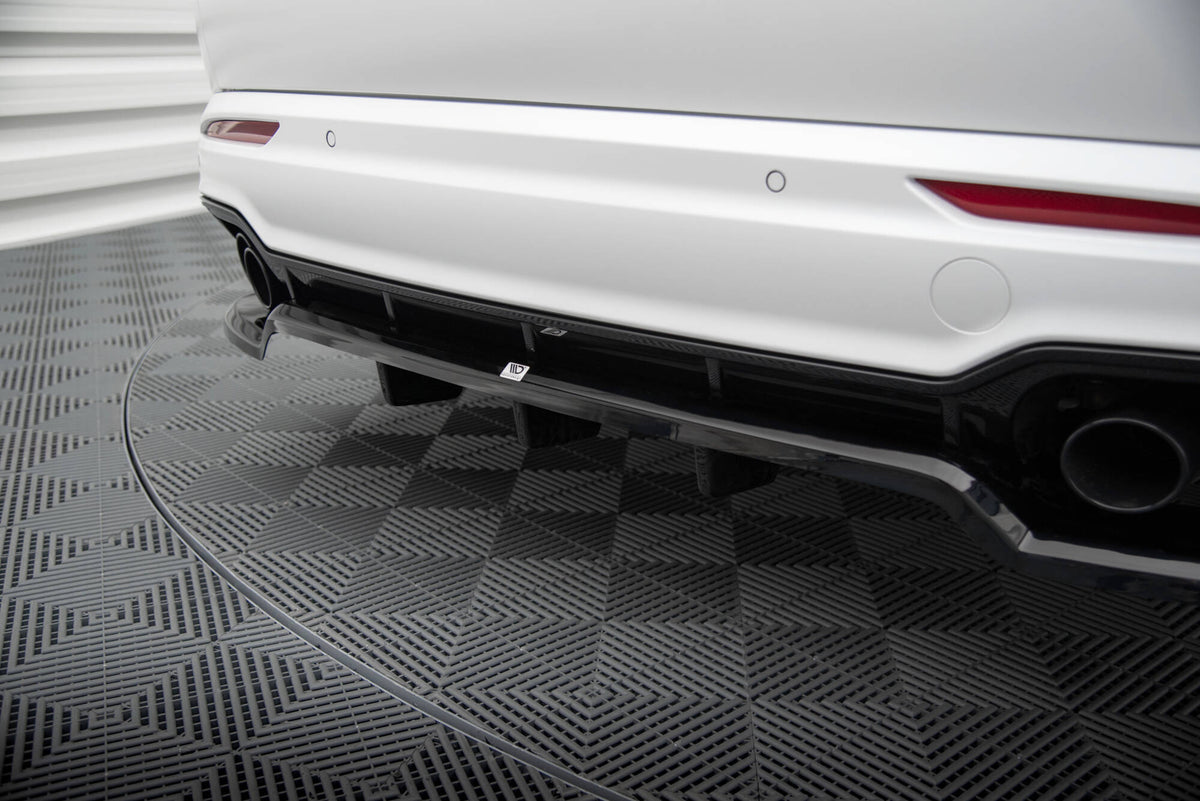 Street+ Mittlerer Diffusor RACE passend für Maserati Grecale GT / Modena Mk1 schwarz Hochglanz – Ansicht 3