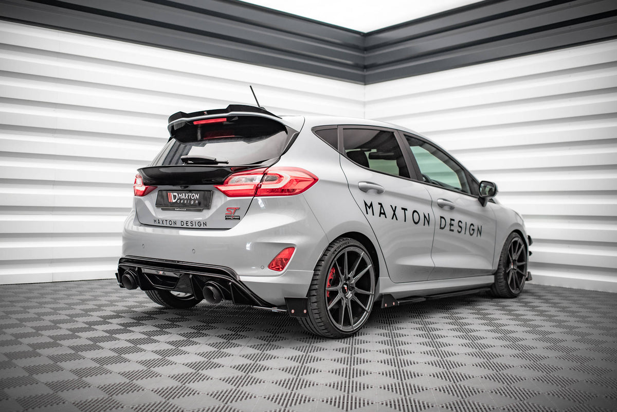 Heckscheiben Spoiler passend für Ford Fiesta Standard/ ST-Line/ ST schwarz Hochglanz – Ansicht 4