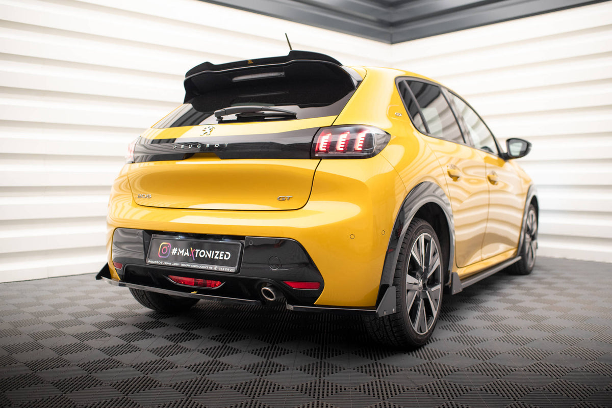 Heck Ansatz Flaps Diffusor V.1 + Flaps passend für Peugeot 208 GT Mk2 – Ansicht 3