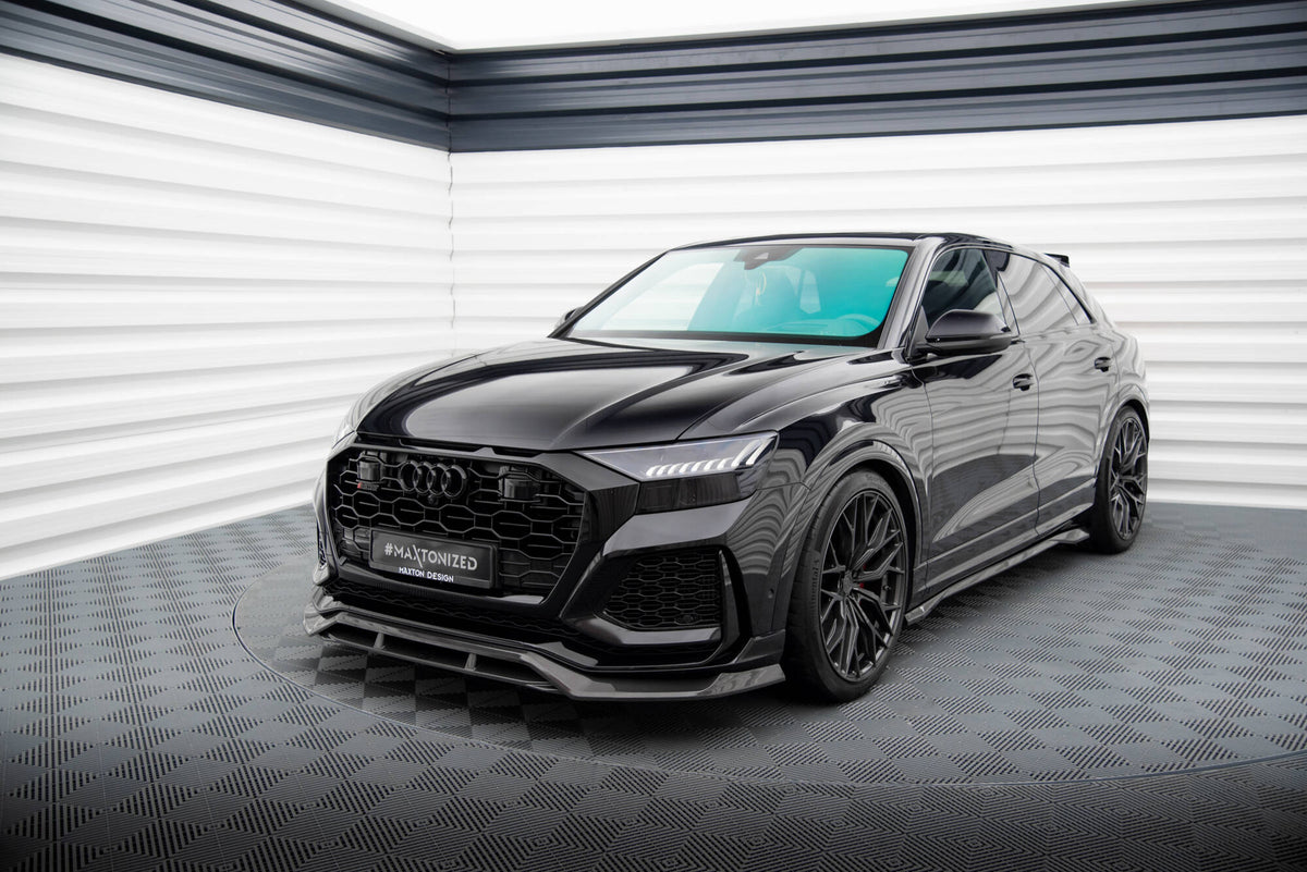 Set of Carbon Splitters Audi RSQ8 Mk1 schwarz matt – Ansicht 1