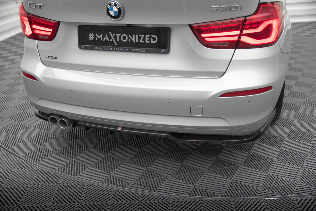 Street+ Mittlerer Diffusor RACE passend für BMW 3er GT F34 Facelift schwarz Hochglanz – Ansicht 5