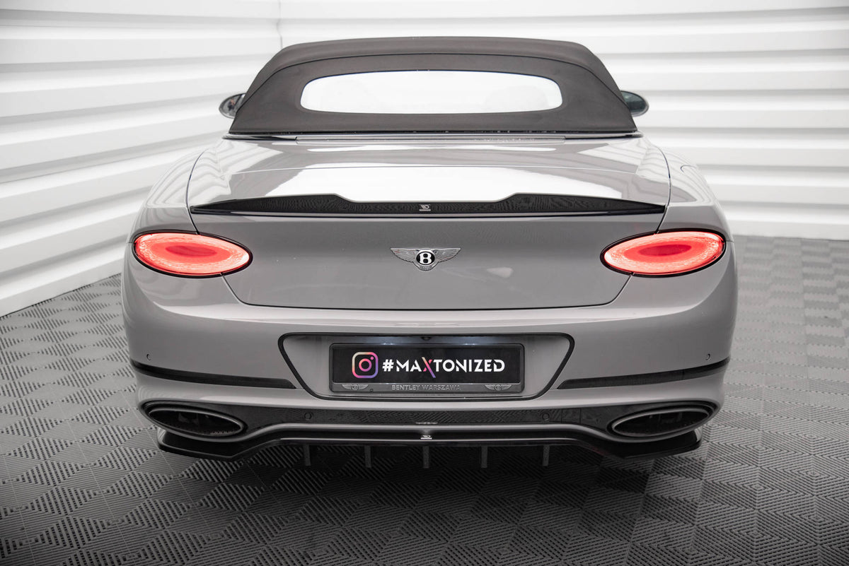 3D Heckspoiler Lippe Bentley Continental Convertible GT Mk3 schwarz Hochglanz – Ansicht 3
