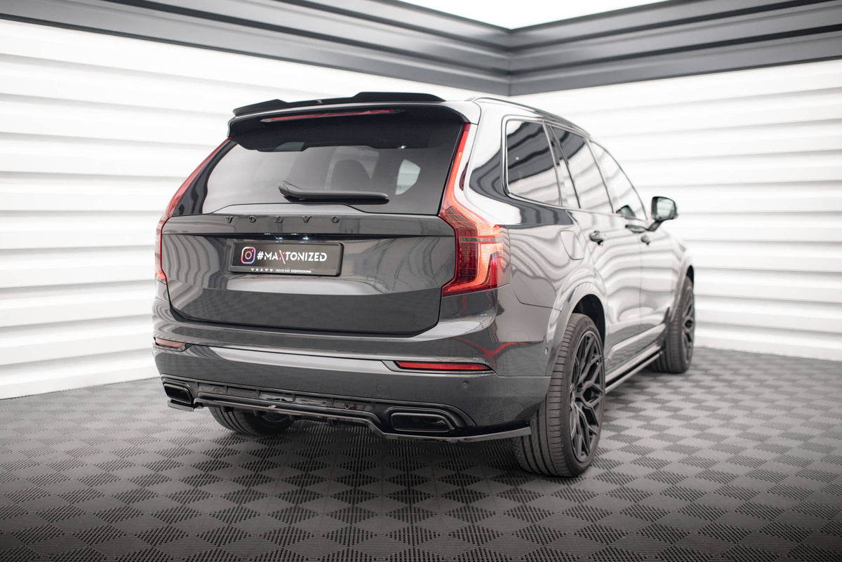 Street+ Mittlerer Diffusor RACE passend für Volvo XC90 R-Design Mk2 / Mk2 Facelift schwarz Hochglanz – Ansicht 3