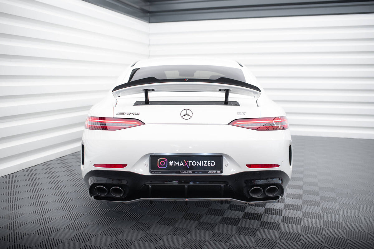 Heckspoiler Lippe Mercedes-AMG GT 53 / 43 V8 Package 4 Door-Coupe X290 schwarz Hochglanz – Ansicht 4