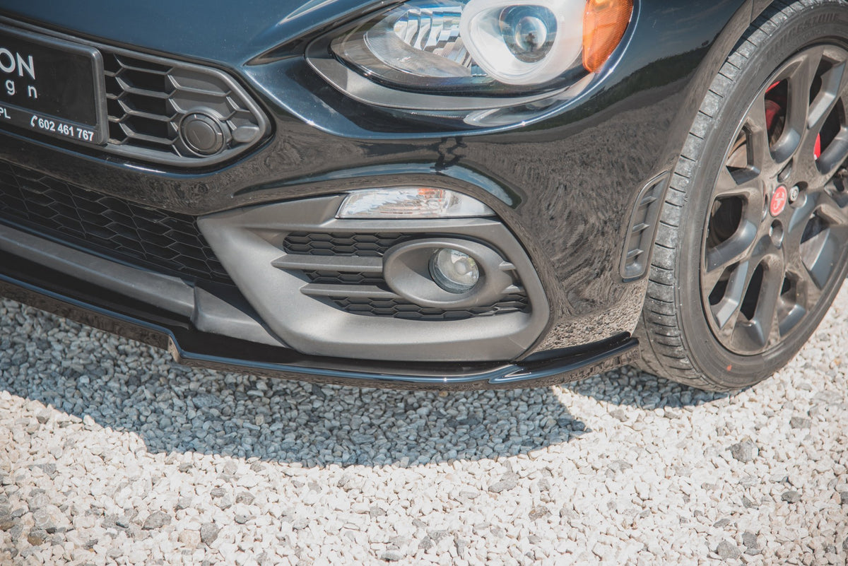 Street+ Spoilerlippe Front Ansatz passend für Abarth 124 Spider  schwarz Hochglanz – Ansicht 6
