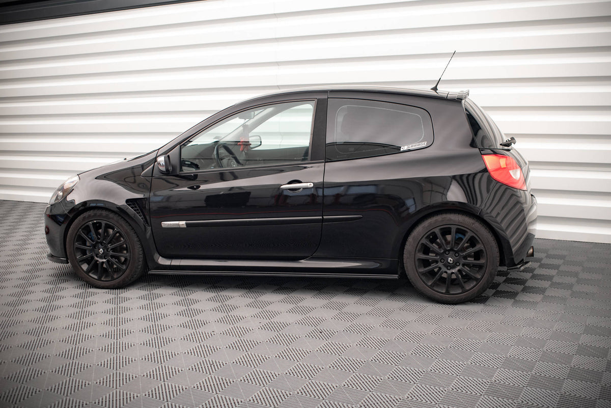 Heckspoiler Lippe RENAULT CLIO MK3 RS schwarz Hochglanz – Ansicht 4