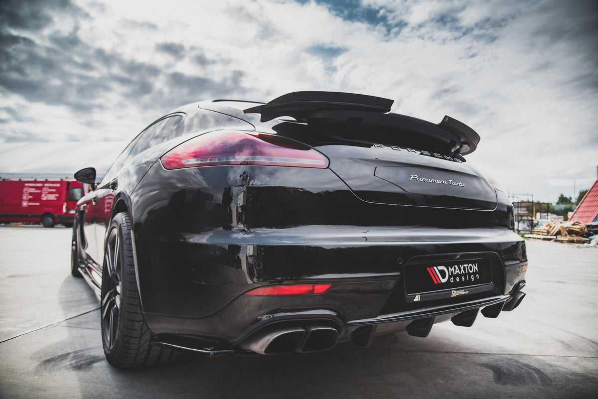 Heckspoiler Lippe Porsche Panamera Turbo 970 Facelift schwarz Hochglanz – Ansicht 5