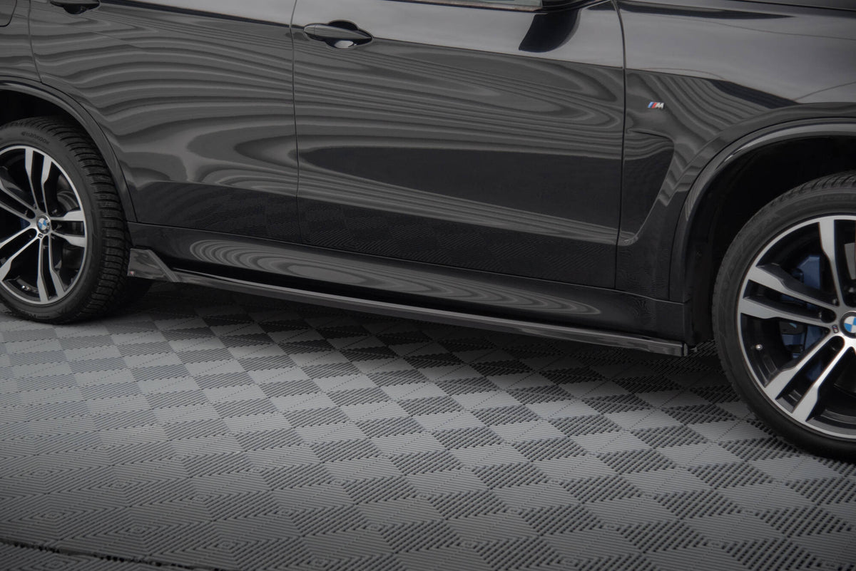 Street+ Seitenschweller Leisten V.2 passend für BMW X5 M-Paket F15 schwarz Hochglanz – Ansicht 3