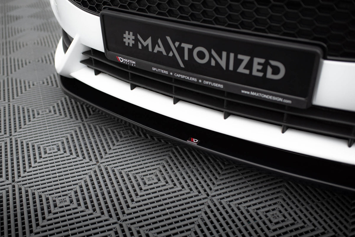 Street+ Spoilerlippe Front Ansatz V.2 passend für Ford Fiesta ST Mk7 FL schwarz Hochglanz – Ansicht 4