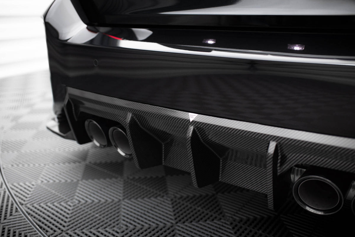 Prepreg Carbon Fiber Diffusor Heck Ansatz passend für BMW M2 G87 – Ansicht 3