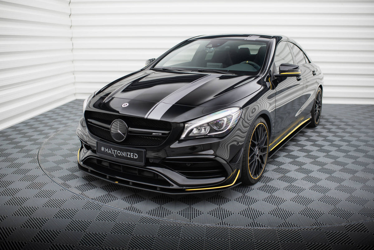 Street Pro Street+ Spoilerlippe Front Ansatz passend für Mercedes-AMG CLA 45 Aero C117 Facelift – Ansicht 3