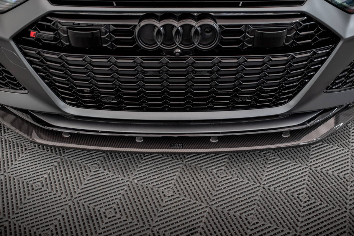 Set of Carbon Fiber Splitters Audi RS6 C8 schwarz matt – Ansicht 3