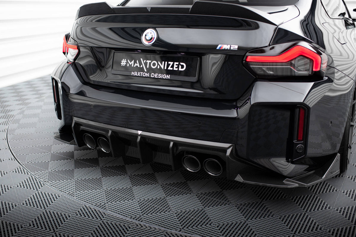 Prepreg Carbon Fiber Diffusor Heck Ansatz passend für BMW M2 G87 – Ansicht 4