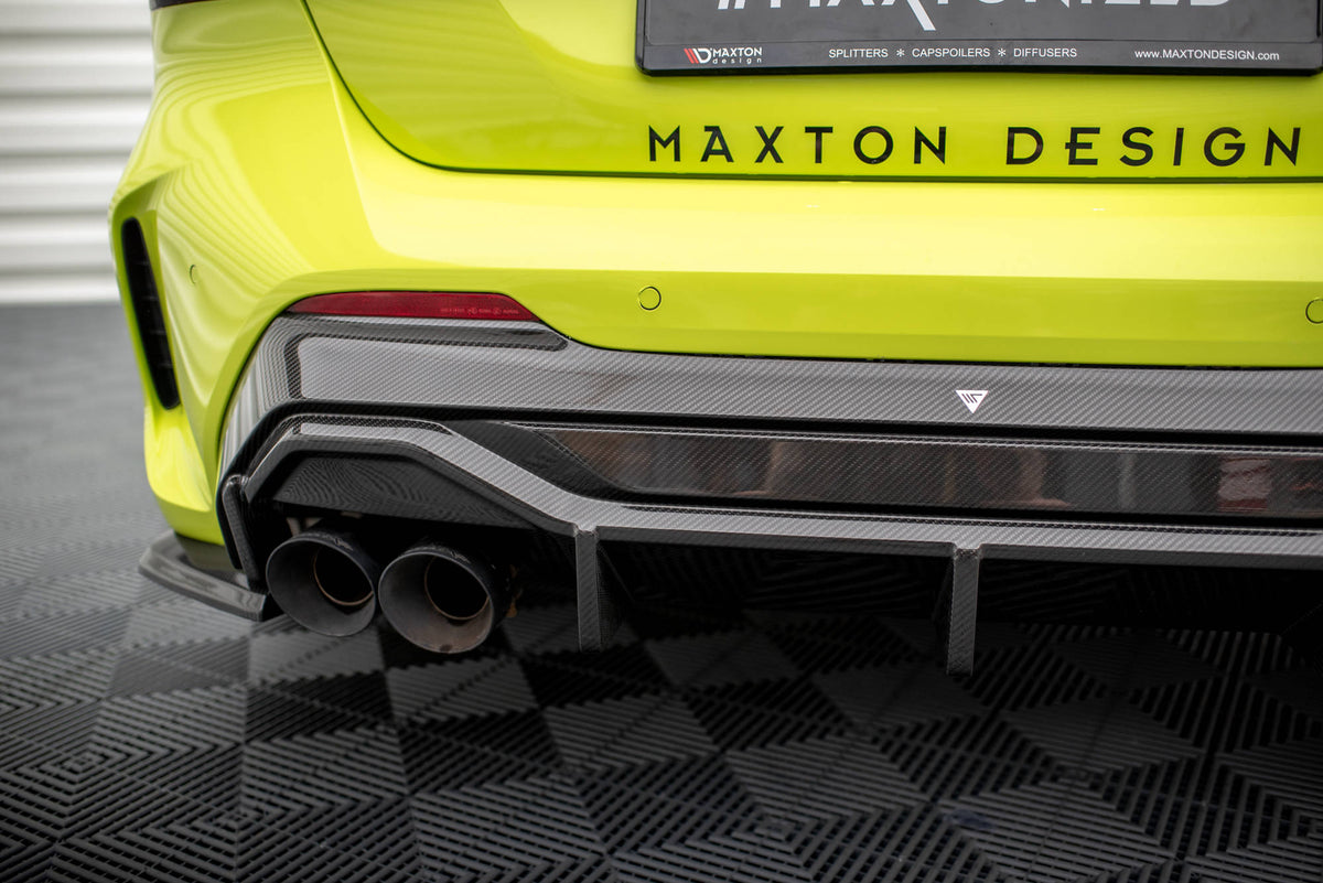 Prepreg Carbon Fiber Diffusor Heck Ansatz V.1 passend für BMW 1er F40 M-Paket/ M135i – Ansicht 9