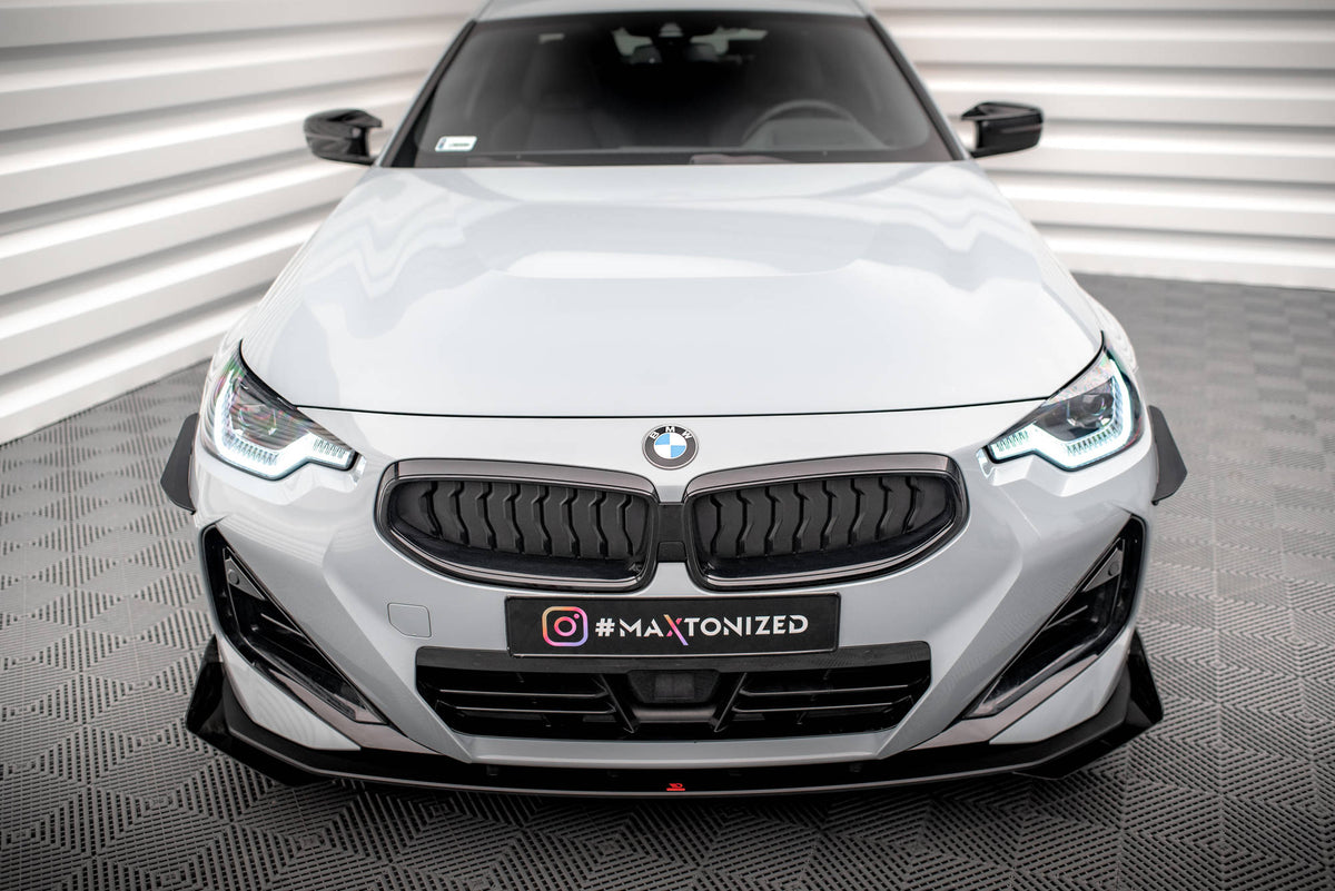 Stoßstangen Flaps Wings vorne Canards passend für BMW 2 Coupe M-Paket / M240i G42 – Ansicht 1