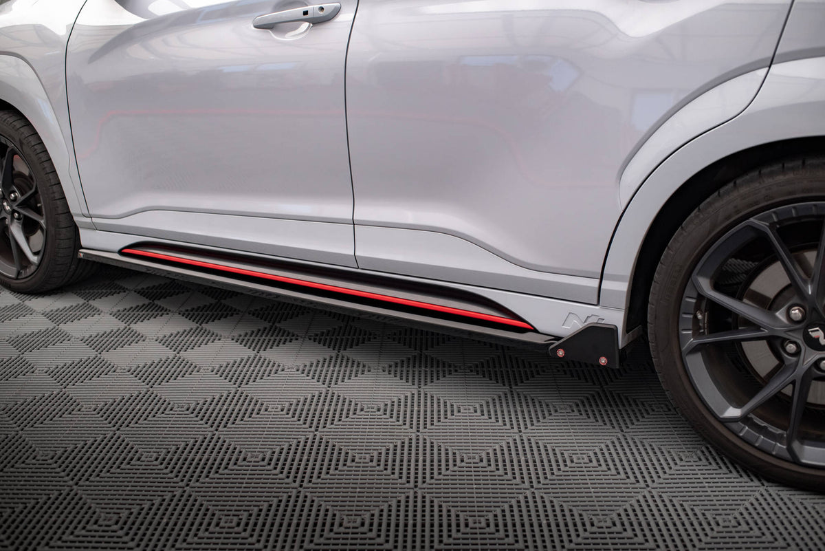 Street+ Seitenschweller Leisten passend für V.1 + Flaps passend für Hyundai Kona N Mk1 – Ansicht 5