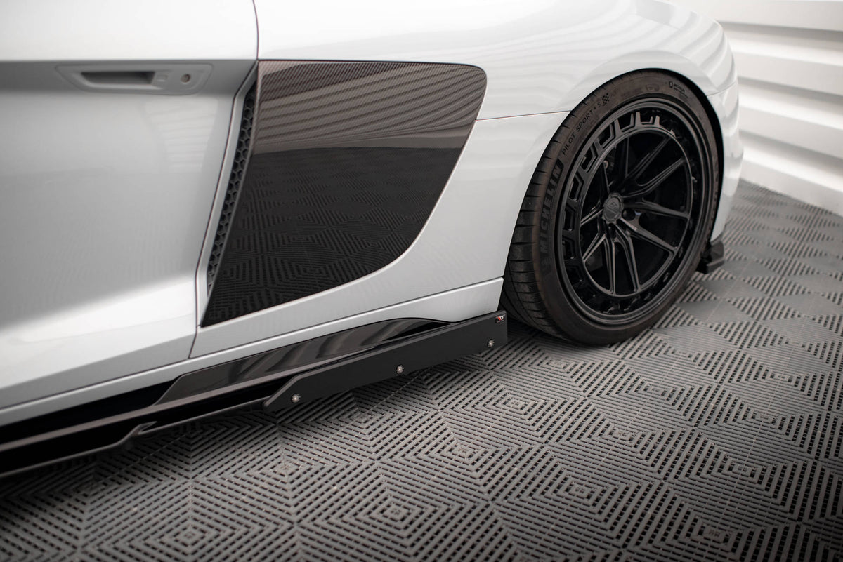 Street+ Seitenschweller Leisten V.2 passend für + Flaps passend für Audi R8 Mk2 Facelift – Ansicht 5