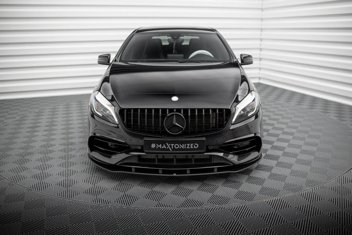 Street Pro Street+ Spoilerlippe Front Ansatz passend für Mercedes-Benz A AMG-Line W176 Facelift – Ansicht 4