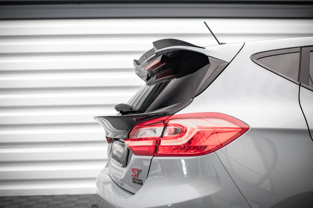 Heckscheiben Spoiler passend für Ford Fiesta Standard/ ST-Line/ ST schwarz Hochglanz – Ansicht 3