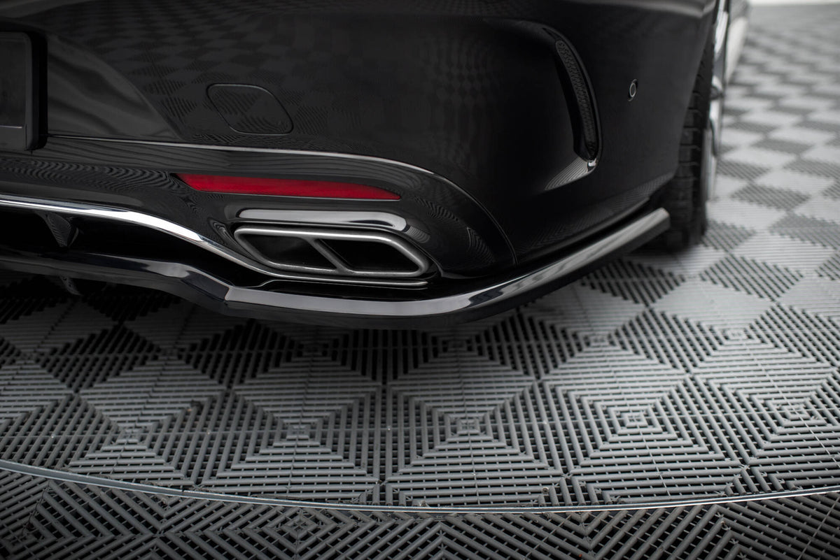 Street+ Mittlerer Diffusor RACE passend für Mercedes-Benz S Coupe AMG-Line C217 Facelift schwarz Hochglanz – Ansicht 6
