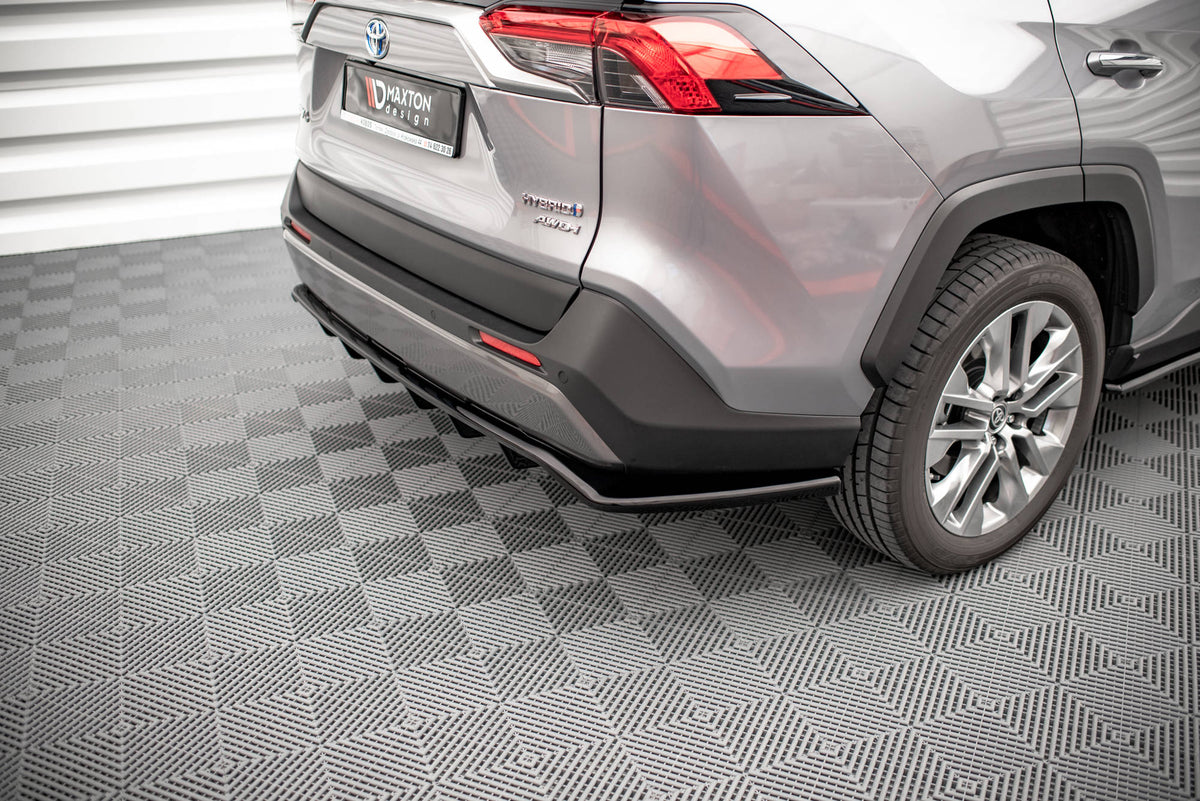 Street+ Mittlerer Diffusor RACE passend für Toyota RAV4 Mk5 schwarz Hochglanz – Ansicht 4