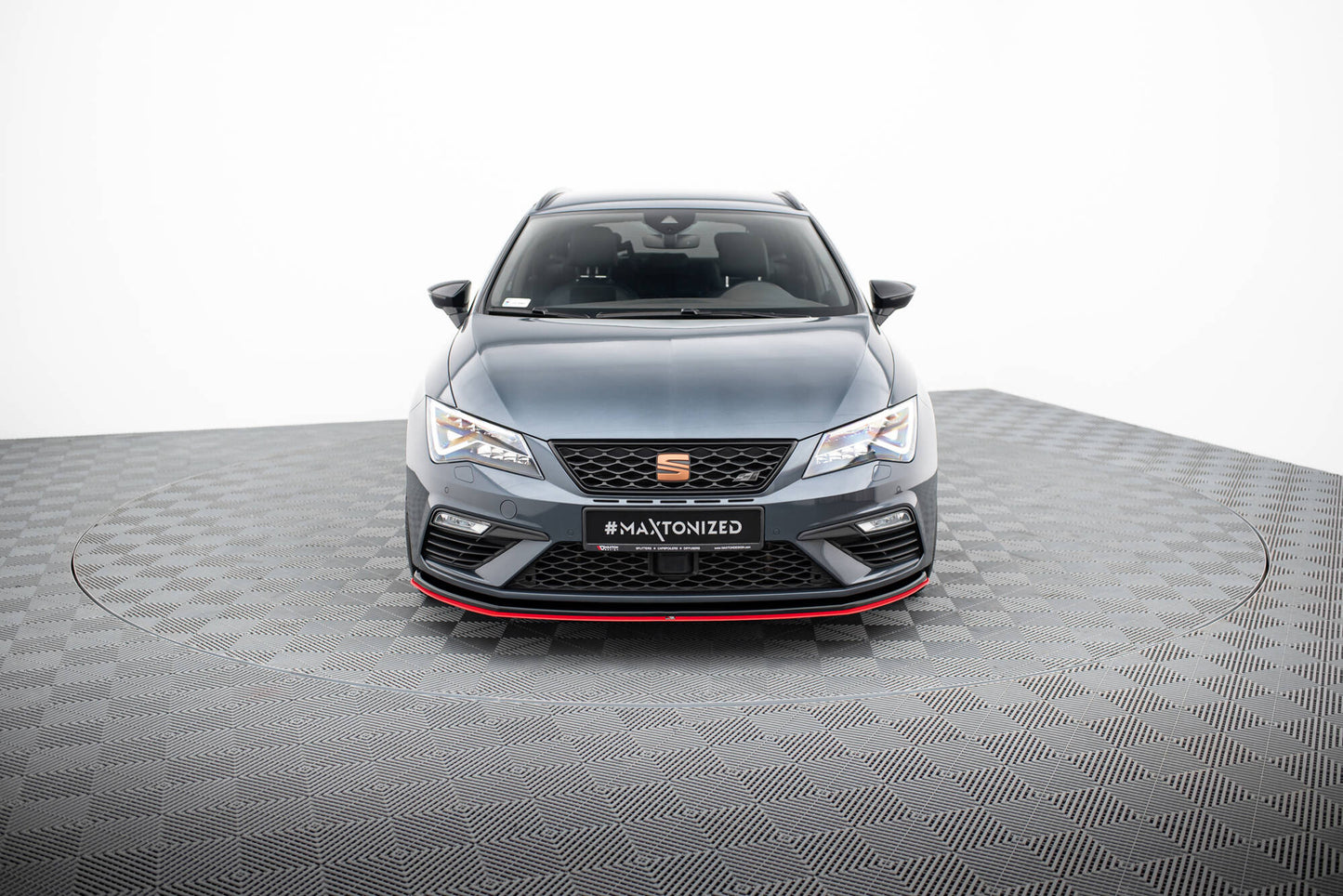 Street+ Spoilerlippe Front Ansatz V.3 passend für Seat Leon Cupra / FR Mk3 FL – Ansicht 1